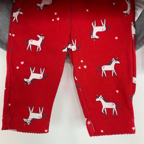 Carter's Baby 3 month Unicorn 3 Piece Set - Picture 2 of 6